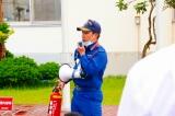 水消化器の使い方の講習